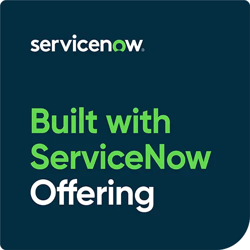 Built with ServiceNow Badge